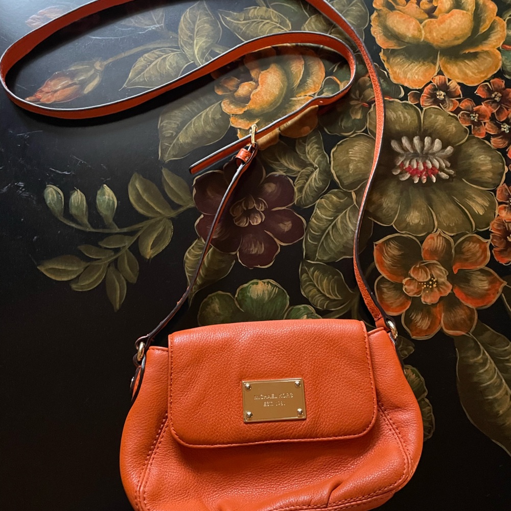 Michael Kors Orange Crossbody Bag